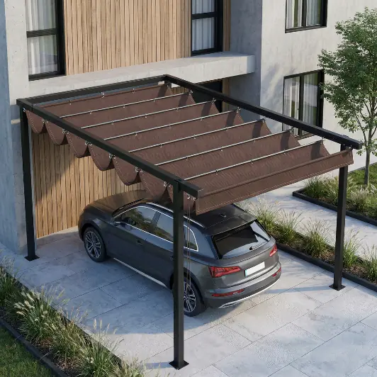 Paranet persegi panjang untuk carport